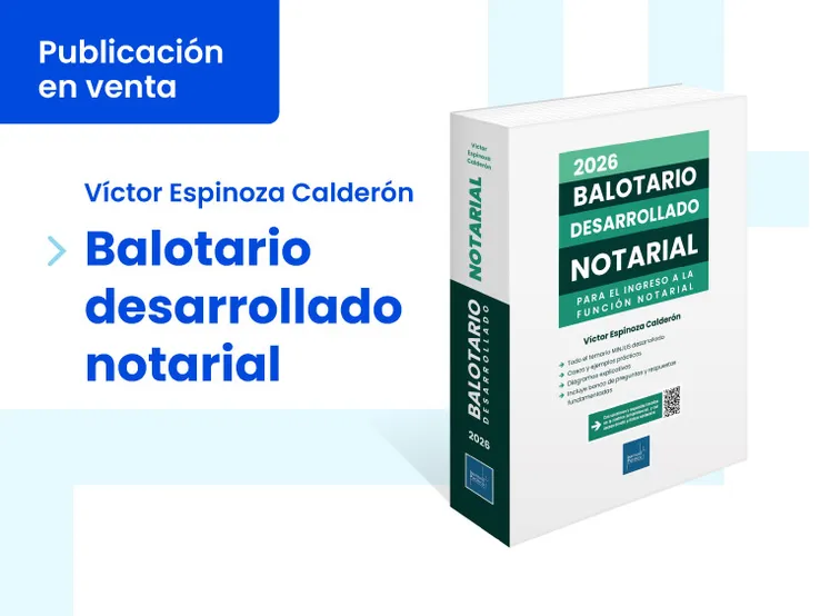 Para el ingreso a la función notarial 2026.