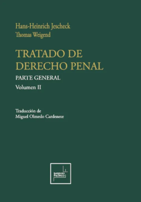 TRATADO DE DERECHO PENAL PARTE GENERAL - VOLUMEN II